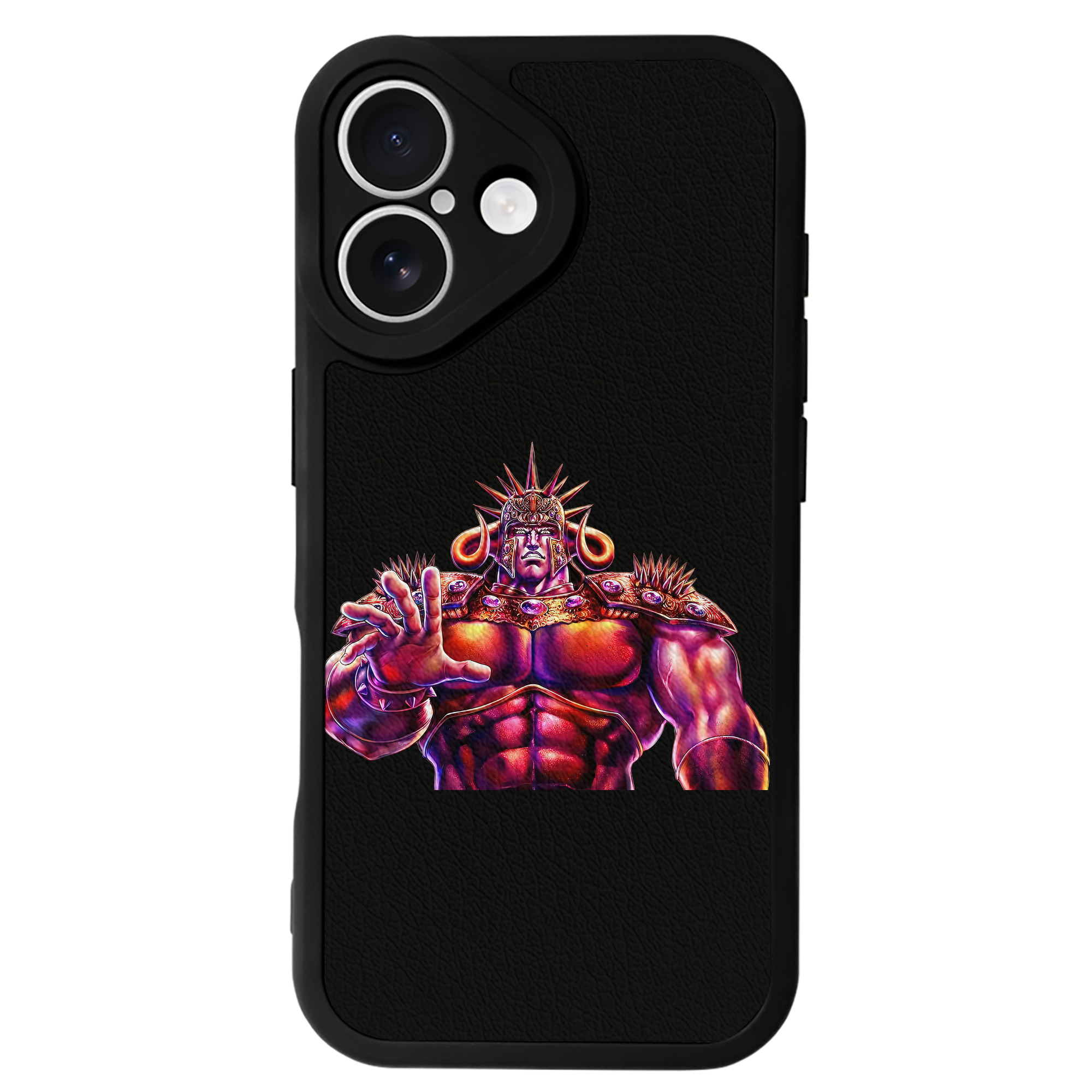 北斗の拳 Fist of the North Star 【iPhone 16シリーズ対応】シリコンスマホケース（レザー調） 材質：シリコン